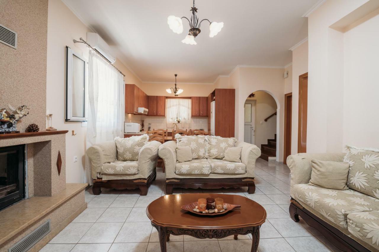 Villa Rosa 3 Bedroom With Sea View Трагакі Екстер'єр фото